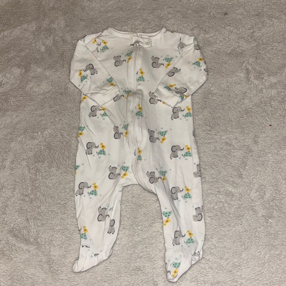 (2 for $10) gerber zip up animal footie/ sleeper gender neutral - Picture 7 of 7